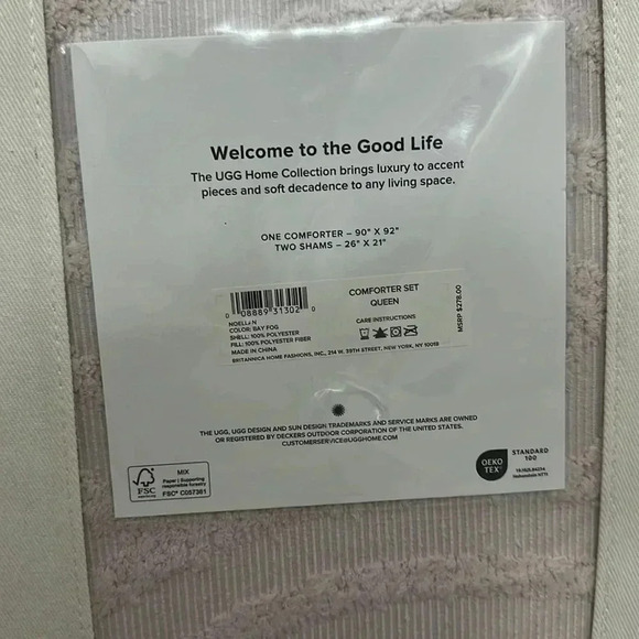 Ugg Noellan Queen Comforter Set - Picture 5 of 5